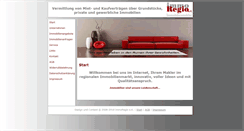 Desktop Screenshot of immoregio-makler.de